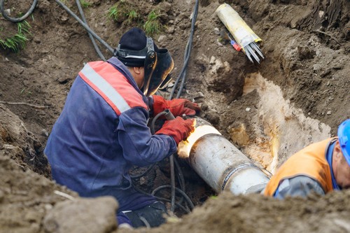 Professional DuPont water main install in WA near 98327